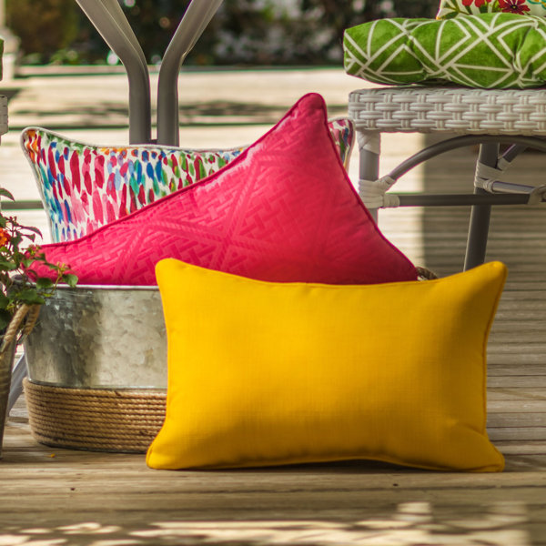 Wrought Studio Maliah Indoor/Outdoor Throw Pillow & Reviews Wayfair